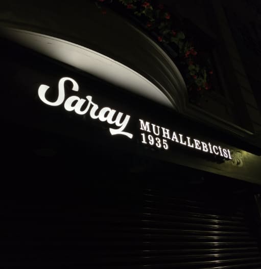 Saray mağaza tabelası